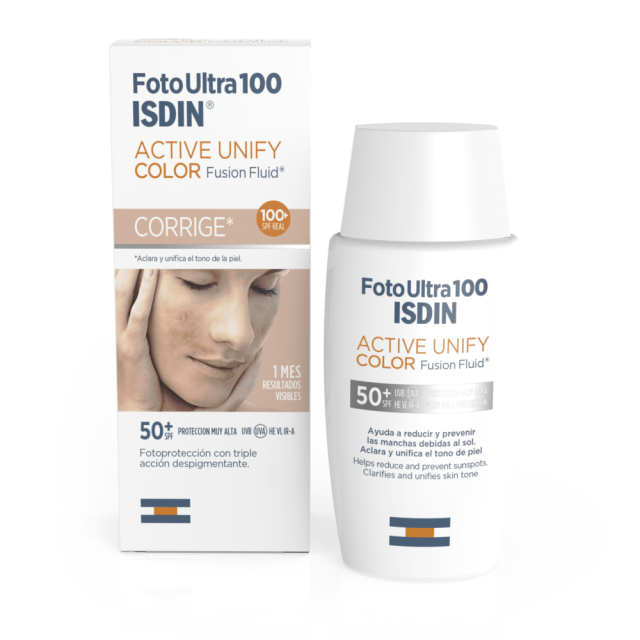 FotoUltra 100 ISDIN Active Unify COLOR Fusion Fluid 50 ML